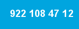 922 108 47 12